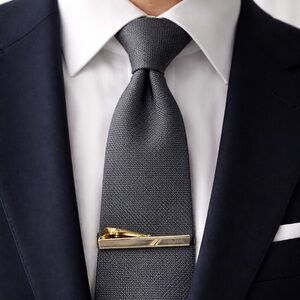 Dunhill Vintage, Rare Two-Tone Gold and Silver Tie Bar Clip